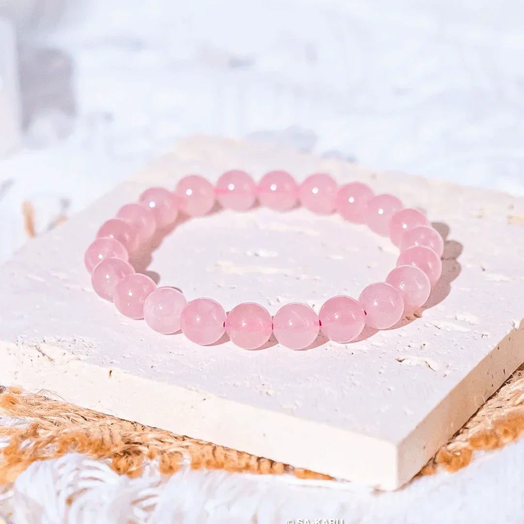 Rose Quartz Stone Bracelet