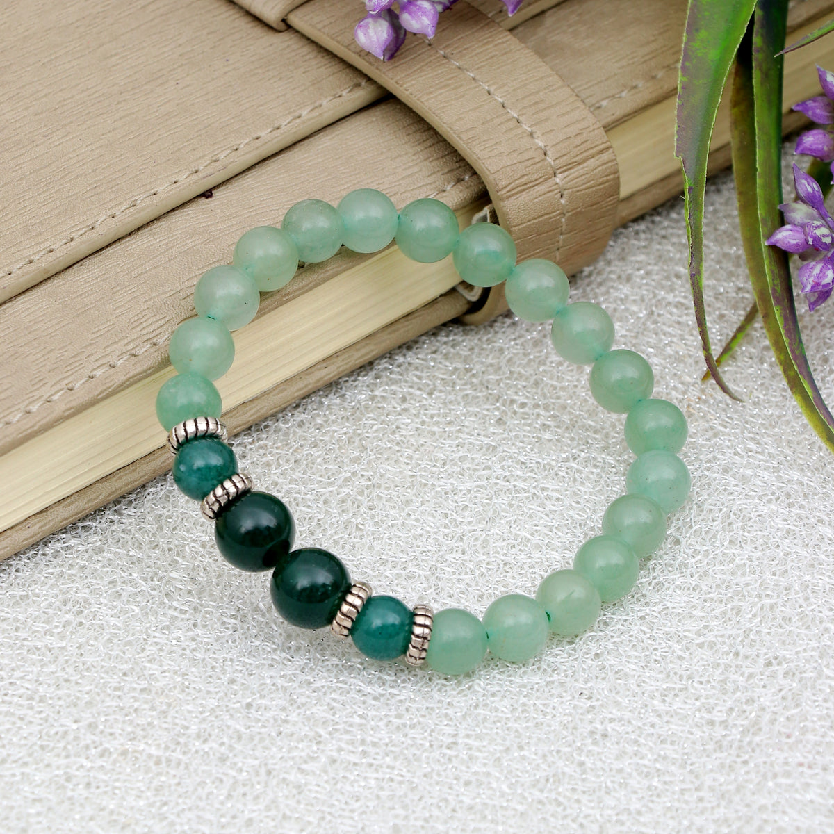 Rudratva Green Aventurine Bracelet (Mithun Rashi - Gemini)