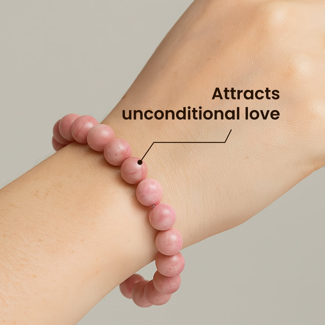 Rhodochrosite Stone Bracelet