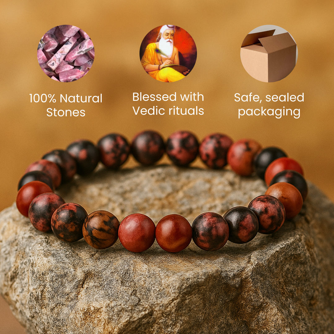 Rhodonite Stone Bracelet