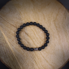 Lava Stone Buddha 7 Chakra Healing Bracelet